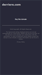 Mobile Screenshot of derriere.com
